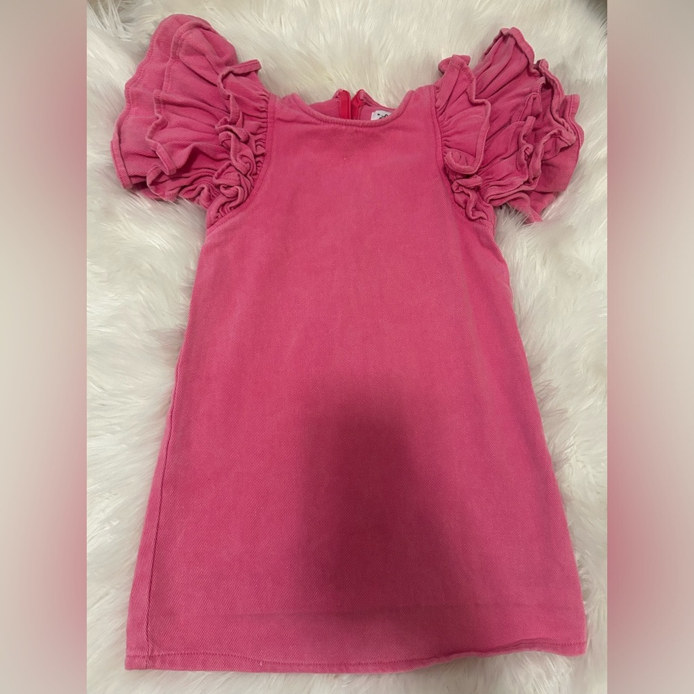 Lola + the Boys Pink Denim Dress
